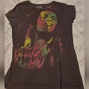 Vintage 2000's* BOB MARLEY*"House Of Marley" Woman's T-Shirt Y2k Size XL